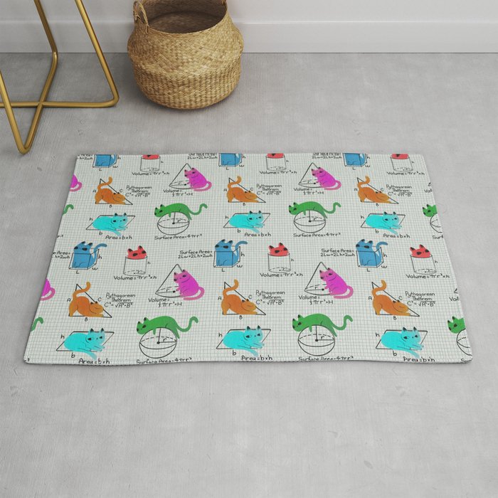 Cat Math Rug Gallery Image 1