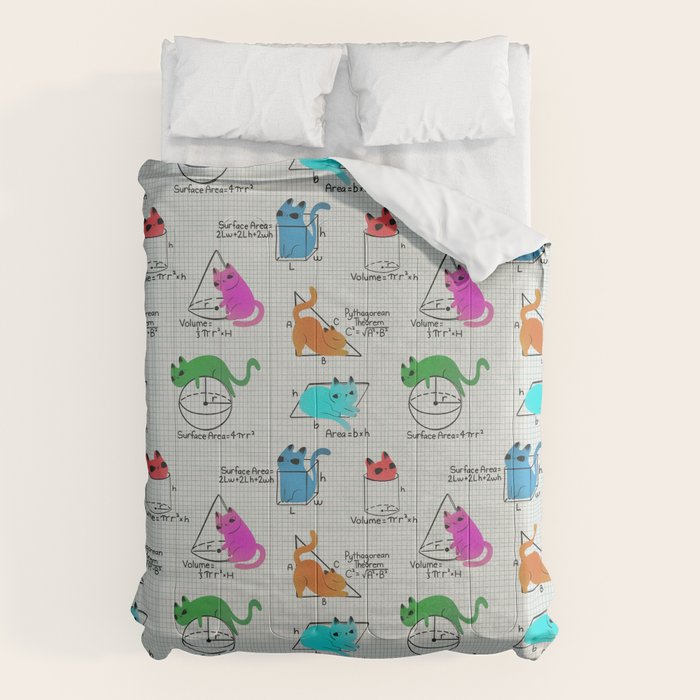 Cat Math Comforter Gallery Image 1