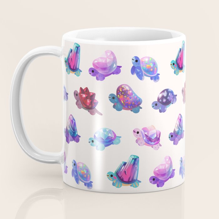 Jewel turtle - pastel Coffee Mug Gallery Image 3