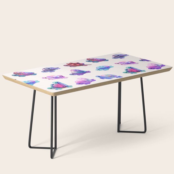 Jewel turtle - pastel Coffee Table Gallery Image 1