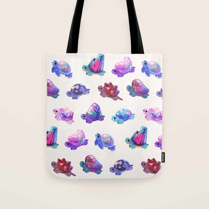 Jewel turtle - pastel Tote Bag Gallery Image 1