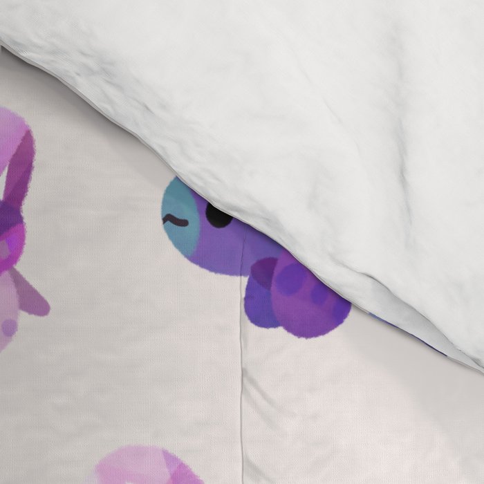 Jewel turtle - pastel Comforter Gallery Image 4
