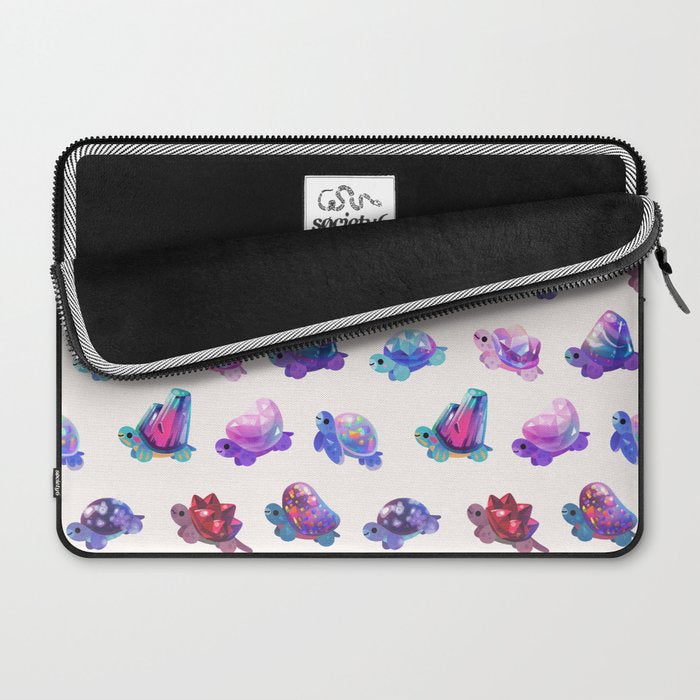 Jewel turtle - pastel Laptop Sleeve Gallery Image 2