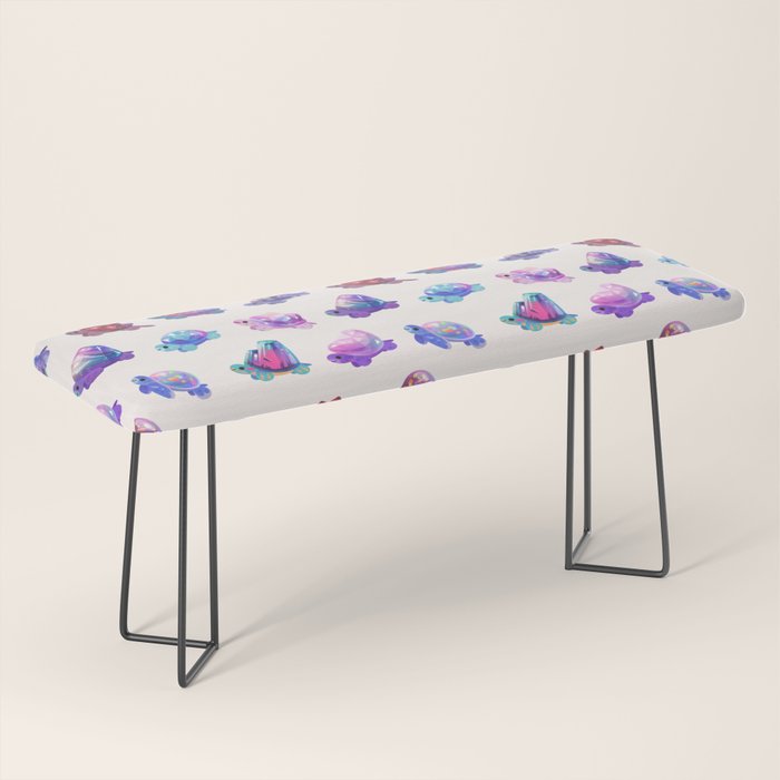 Jewel turtle - pastel Bench Gallery Image 1