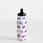 Jewel turtle - pastel Water Bottle Gallery Image 2