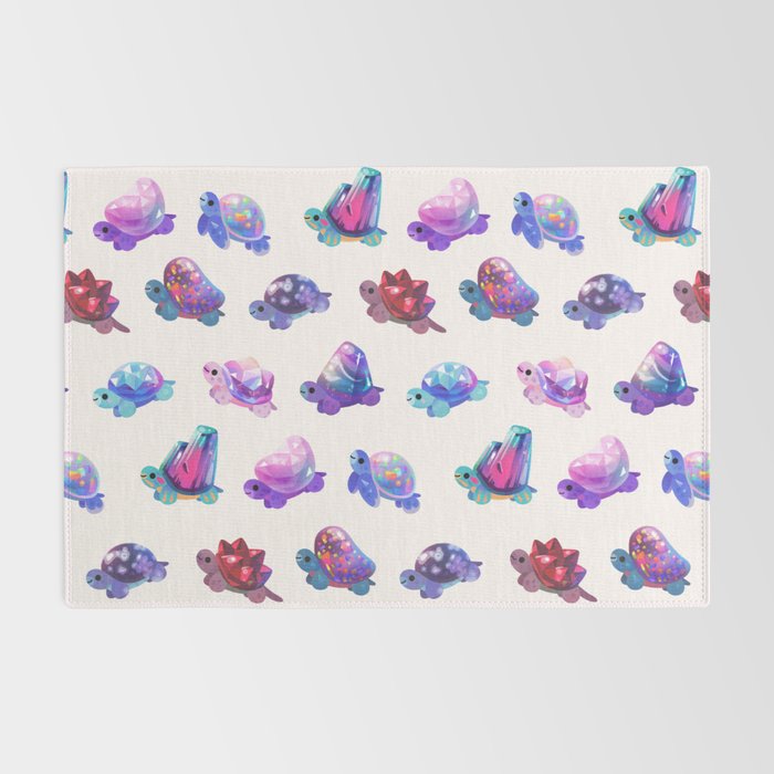 Jewel turtle - pastel Rug Gallery Image 2