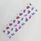 Jewel turtle - pastel Yoga Mat Gallery Image 1