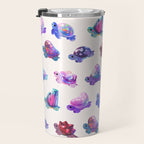Jewel turtle - pastel Travel Mug Gallery Image 3