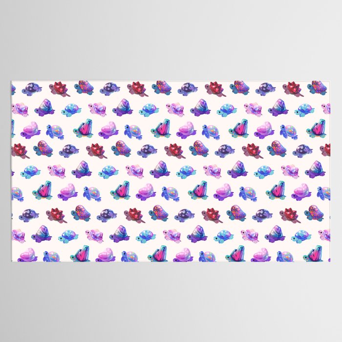 Jewel turtle - pastel Tablecloth Gallery Image 2