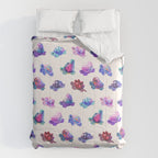 Jewel turtle - pastel Comforter Gallery Image 6