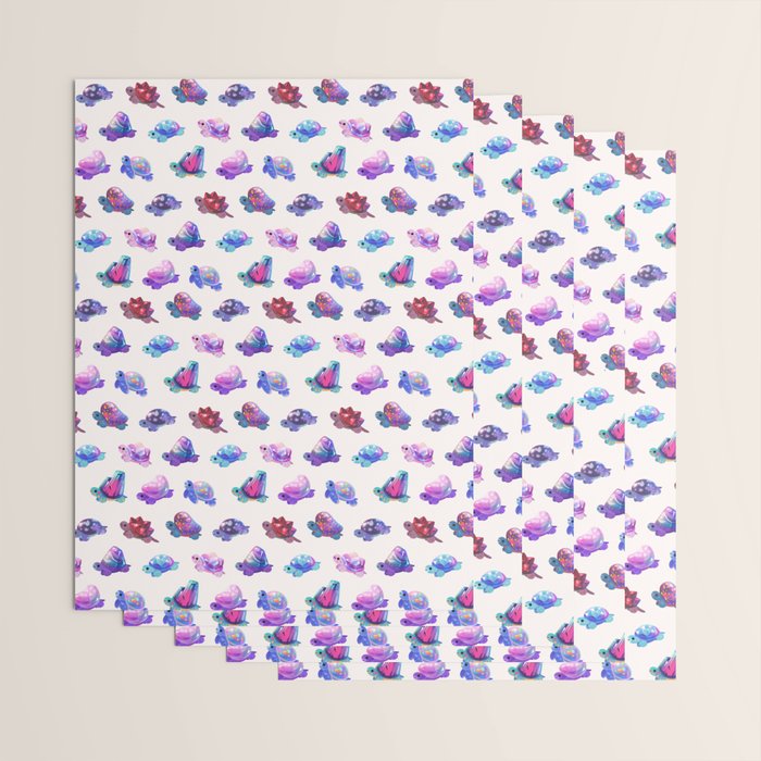 Jewel turtle - pastel Wrapping Paper Gallery Image 3