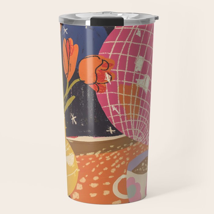 Disco night Travel Mug Gallery Image 1