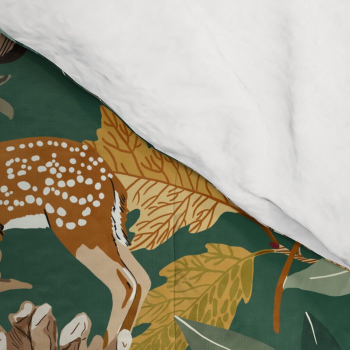 Deer in the autumn nature 22 Comforter Gallery Image 4