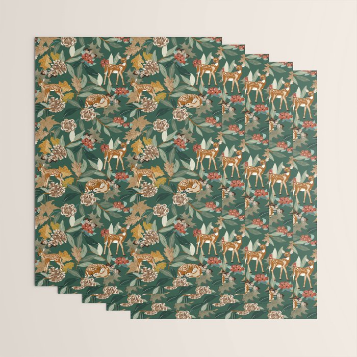 Deer in the autumn nature 22 Wrapping Paper Gallery Image 3