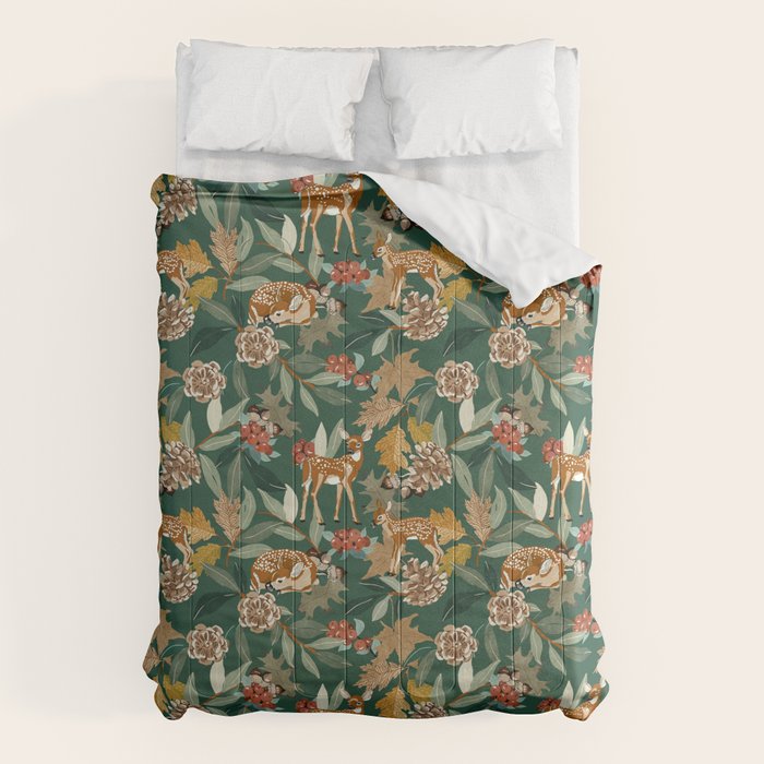 Deer in the autumn nature 22 Comforter Gallery Image 6