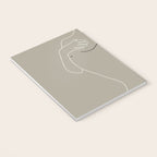 Minimal Line Art Woman Figure II Notebook Gallery Image 3