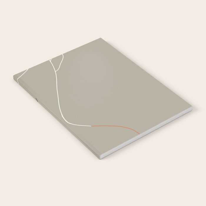 Minimal Line Art Woman Figure II Notebook Gallery Image 2