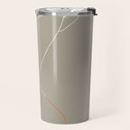 Minimal Line Art Woman Figure II Travel Mug Gallery Image 2