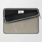 Minimal Line Art Woman Figure II Laptop Sleeve Gallery Image 2