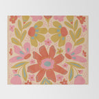 Happy Bloom Throw Blanket Gallery Image 2