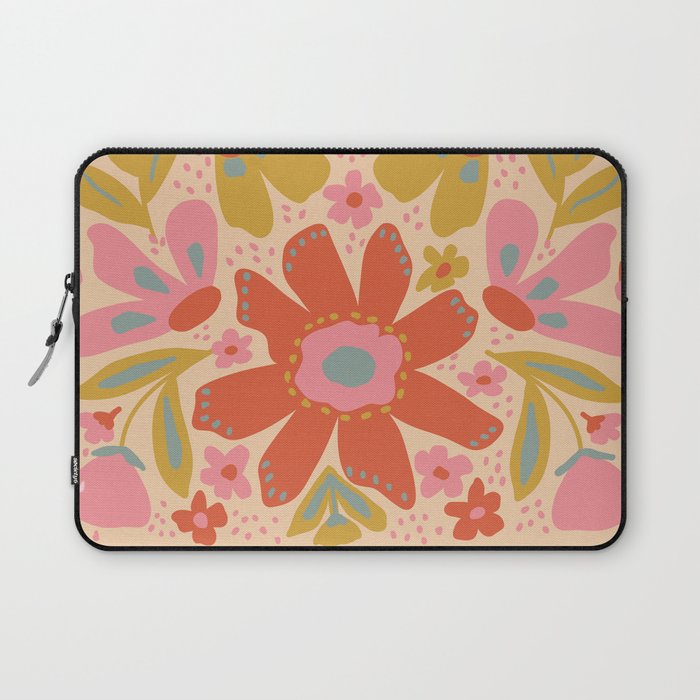 Happy Bloom Laptop Sleeve Gallery Image 1