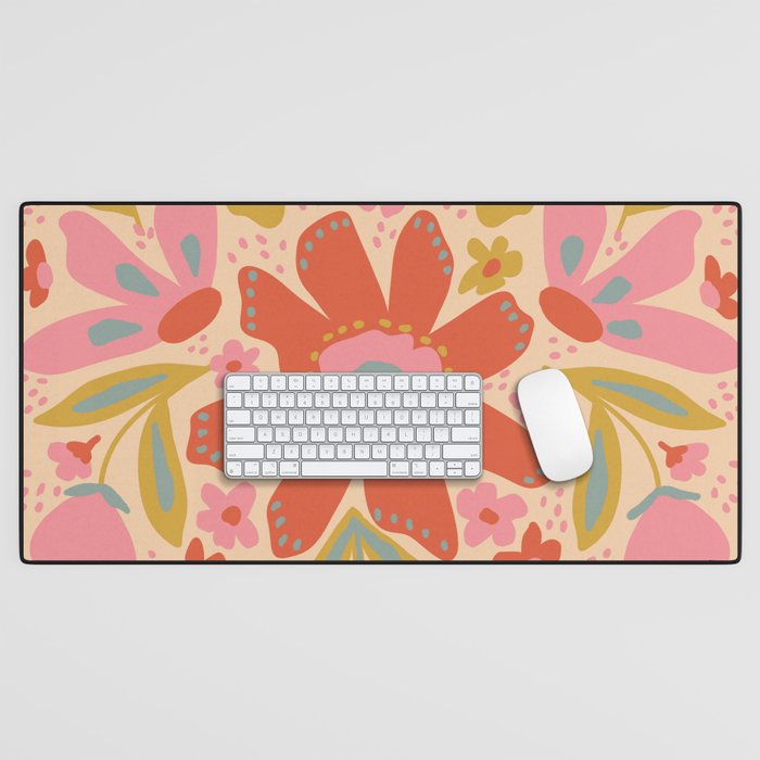 Happy Bloom Desk Mat Gallery Image 1