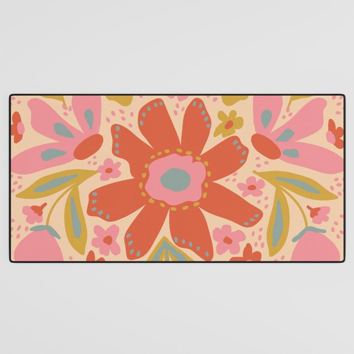 Happy Bloom Desk Mat Gallery Image 3