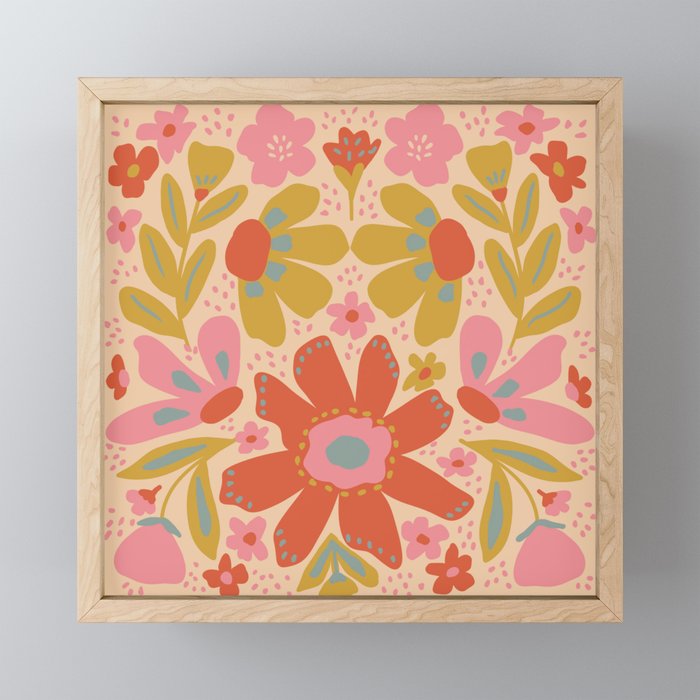 Happy Bloom Mini Art Print Gallery Image 1