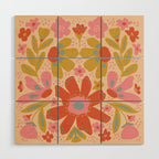 Happy Bloom Wood Wall Art Gallery Image 1