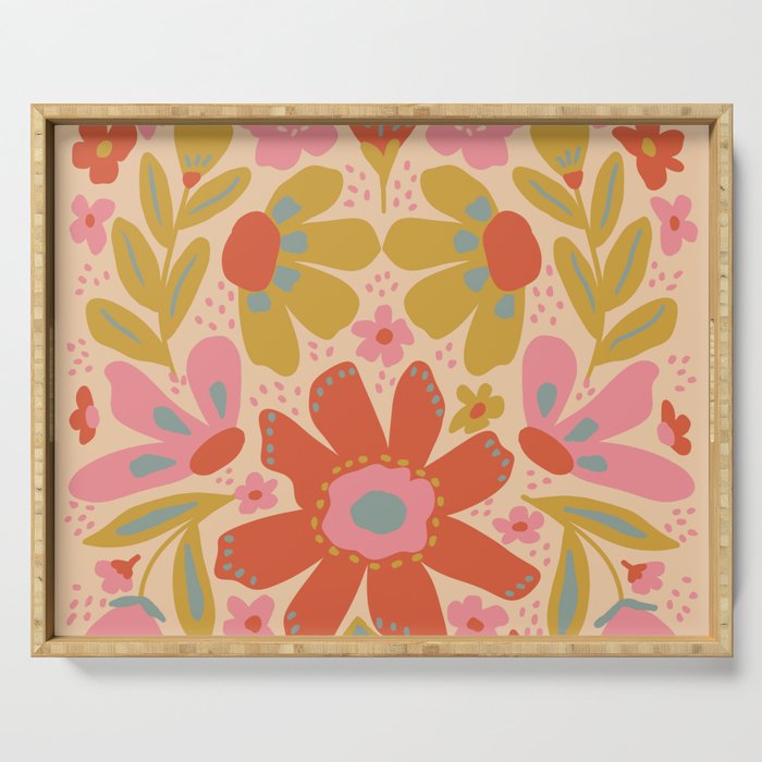 Happy Bloom Serving Tray Gallery Image 1