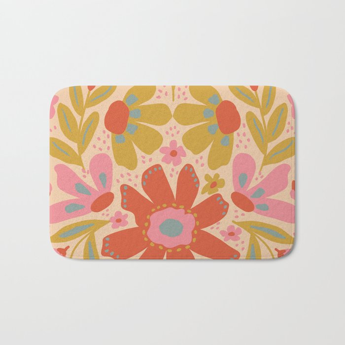 Happy Bloom Bath Mat Gallery Image 1