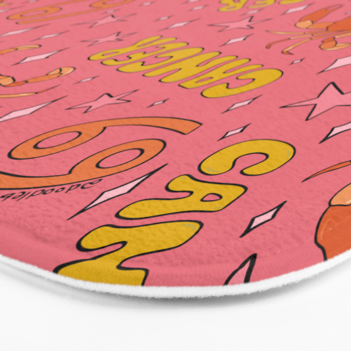 Cancer Print Bath Mat Gallery Image 3