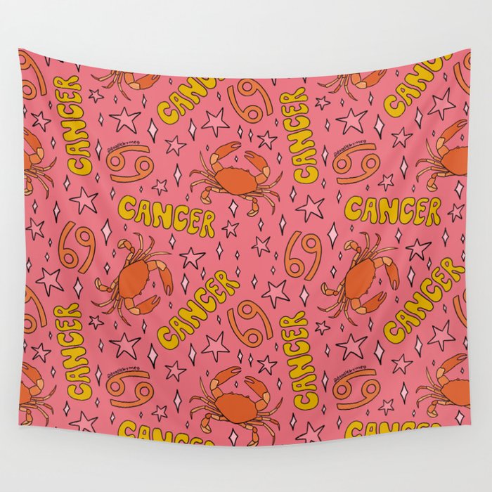 Cancer Print Wall Tapestry Gallery Image 1