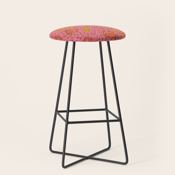 Cancer Print Stool Gallery Image 1