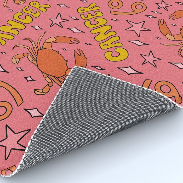 Cancer Print Rug Gallery Image 4