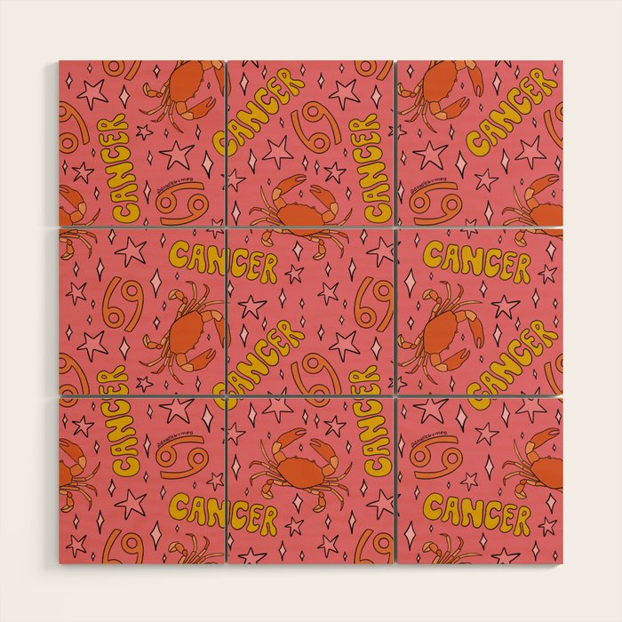 Cancer Print Wood Wall Art Gallery Image 1