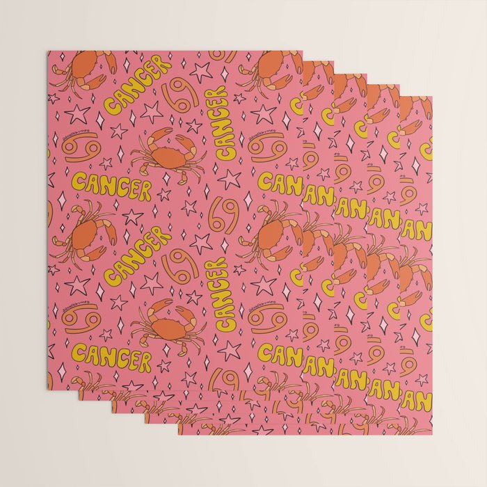 Cancer Print Wrapping Paper Gallery Image 3