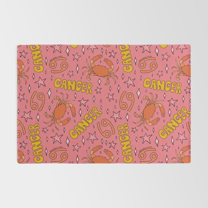 Cancer Print Rug Gallery Image 2