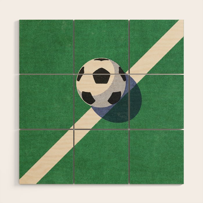 BALLS / Football I Wood Wall Art Gallery Image 1