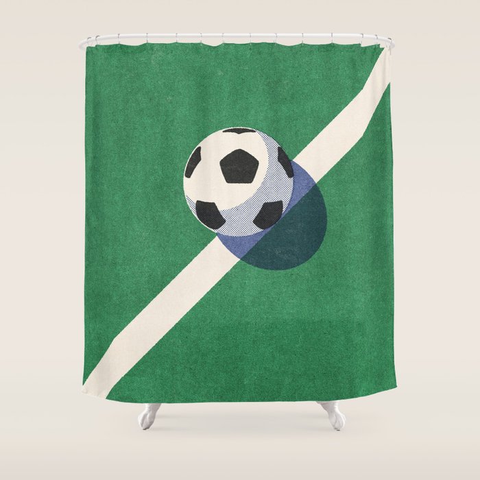 BALLS / Football I Shower Curtain Gallery Image 1