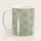 Threaded Geometric Green Peach Coffee Mug Gallery Image 3