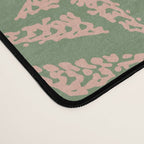 Threaded Geometric Green Peach Desk Mat Gallery Image 4