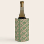 Threaded Geometric Green Peach Wine Chiller Gallery Image 3