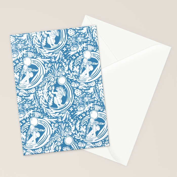 Oceanic Muses Dance Stationery Card Gallery Image 2
