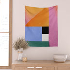 Color Block 01 Wall Tapestry Gallery Image 2