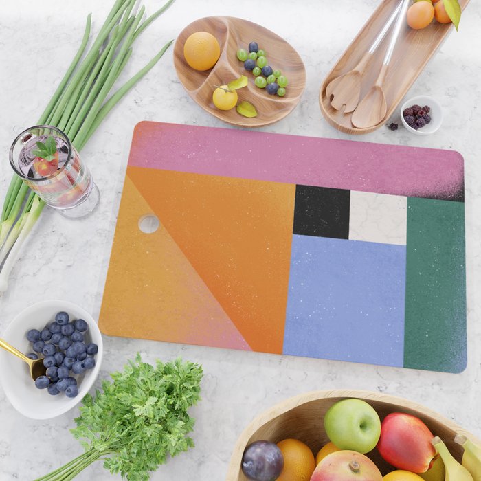 Color Block 01 Cutting Board Gallery Image 2