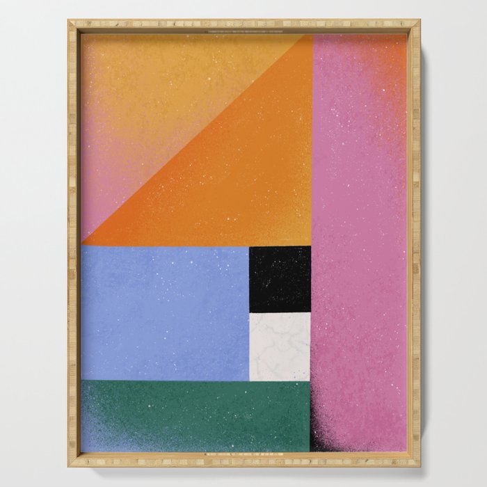 Color Block 01 Serving Tray Gallery Image 1