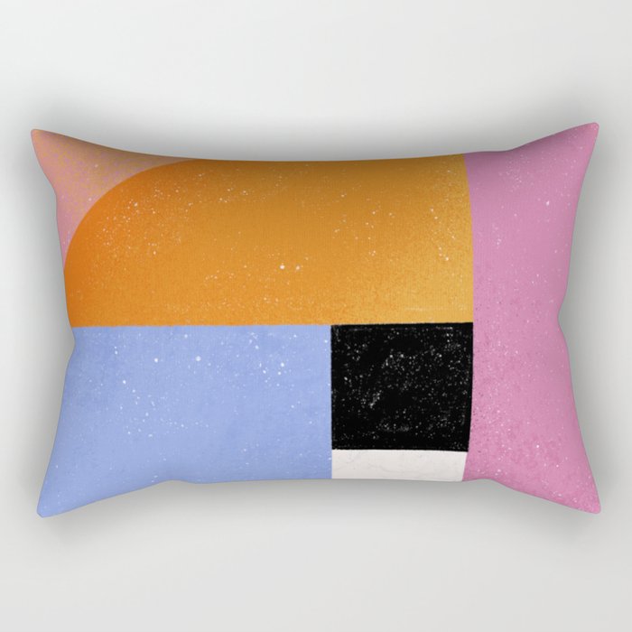 Color Block 01 Rectangular Pillow Gallery Image 2