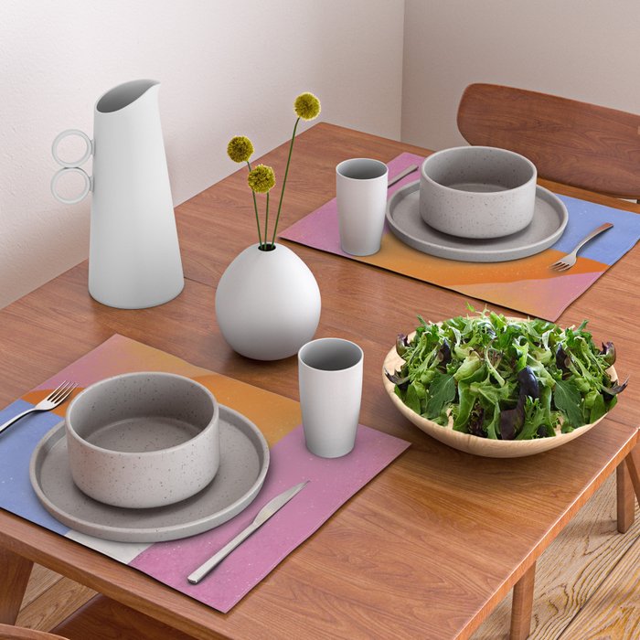 Color Block 01 Placemat Gallery Image 2