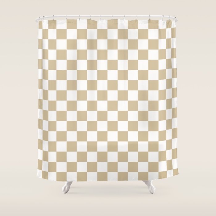 1989 Check Shower Curtain Gallery Image 1